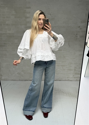 Alice bluse Optic White Skall Studio 